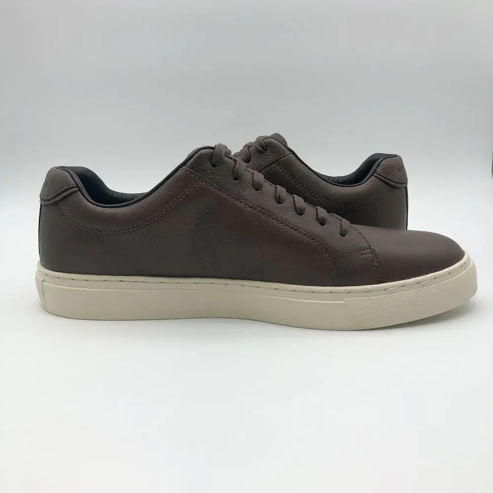 Cole Haan Mens Jensen Casual Sneakers Size 13 EU 46 Brown Leather Low-Top NIB